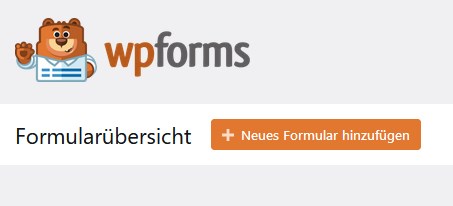 Neues Formular hinzufügen