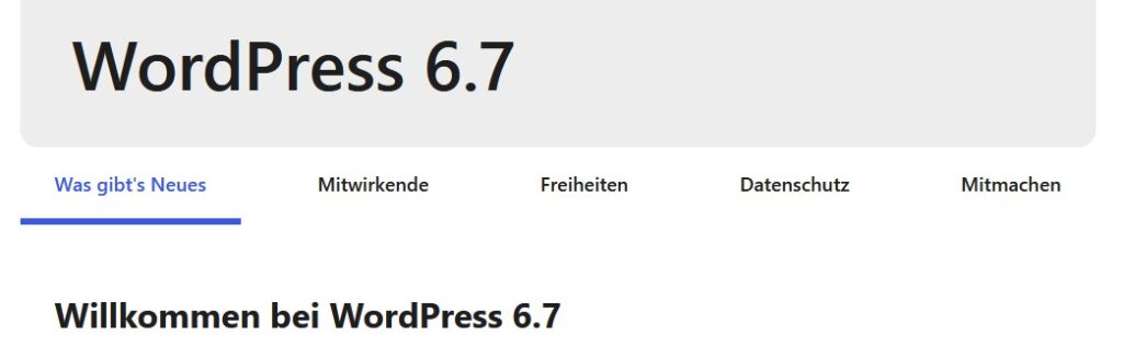 WordPress 6.7 Beta