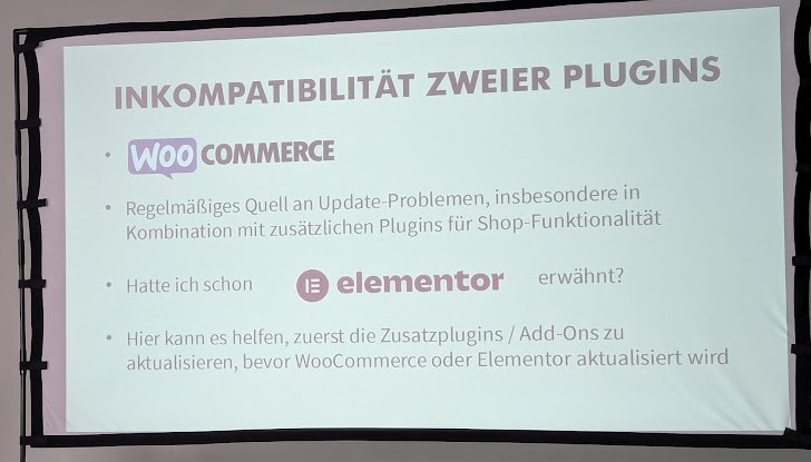 Inkompatibilität von WooCommerce und Elementor