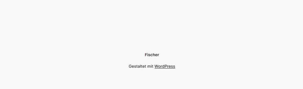 Einfaches Footer-Template