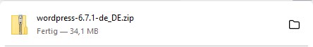 WordPress ZIP-Datei